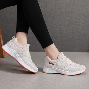 2026 Spring New Style Breathable Mesh Upper <b>Running</b> Shoes <b>for</b> Women, Flat Bottom, Lightweight Soft Sole, Fitness Shoes - Product Image 2
