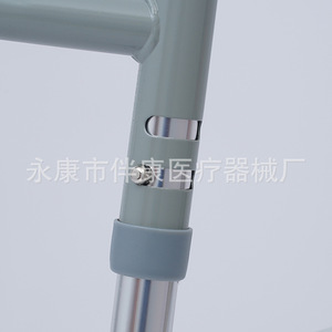 Déambulateur à roulettes Ban Kang en alliage d'aluminium, hauteur réglable, pour personnes âgées, équipement de réadaptation - Product Image 5