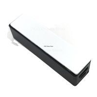 Kit de boîtier de batterie externe DIY 18650 portable 5V USB avec porte-clés pour téléphone portable (sans batterie)
