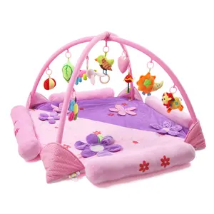 舒适可洗儿童游戏垫婴儿地毯匍匐爬行游戏垫卡通睡眠地毯防滑游戏垫天鹅小床