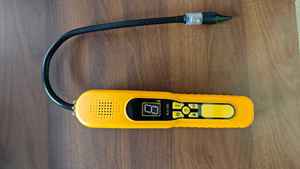 Detector de Vazamento de Refrigerante Halógeno RLD-300 com Lâmpada UV Indicação Digital para 9 Níveis Pode Detectar HFC HCFC CFC HFO - Product Image 2