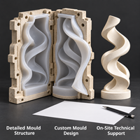 Moule décoratif Tietuo en résine + noyau en silicone PU C293-G2 – Prix direct usine – Évaluation des dessins