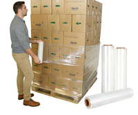 Film plastique hautement extensible, film étirable en rouleau pour machine, film étirable en rouleau