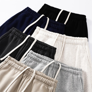 <span class=keywords><strong>Pantaloni</strong></span> della <span class=keywords><strong>tuta</strong></span> foderati in pile con 390g di spessing Plus Size sport Casual Unisex <span class=keywords><strong>pantaloni</strong></span> della <span class=keywords><strong>tuta</strong></span> da Jogger con coulisse - Product Image 2