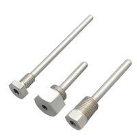 Industrial 3wire PT1000 PT100 PTC Thermistor Temperature Sensor 1000mm RTD Temperature Transmitter High Precision±0.15 0.3