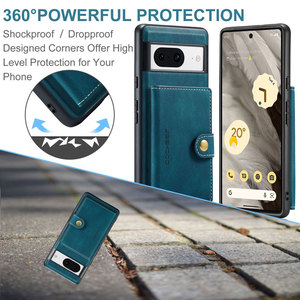 Cho Google Pixel 8A pixel8 8 9 Pro XL 9A Cover quay lại jeehood J01 Retro từ Ví PU da chống sốc điện thoại trường hợp nhà cung cấp - Product Image 4