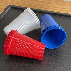 生分解性エコフレンドリー16オンス使い捨てプラスチック製ホットパーティーカップ　業務用100個入り　透明BPAフリー　リサイクル可能で耐久性あり - Product Image 3