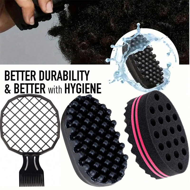 Double sided Nylon Hair Brush and