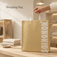 Sacs fourre-tout pliables multifonctionnels en feutre biodégradable de luxe, en papier kraft composite, pour les courses en extérieur - Nouveauté