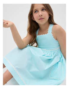 Vestido de Algodón para Niñas, Estilo Moderno, Atuendo de Verano con un Aspecto Adorable, Tela Suave y Ajuste Cómodo para la Escuela y el Juego - Product Image 6