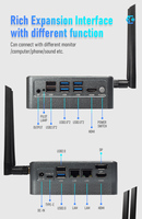 2026 Nieuwe Producten Mini PC AI NUC Intel Ultra CPU DDR5 RAM Hoge Snelheid NVMe SSD 2LAN Poorten Multi Display voor Kantoor en Thuisgebruik
