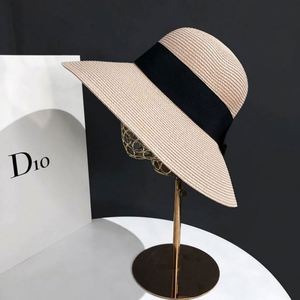 Summer Custom <b>Straw</b> Bucket <b>Hats</b> Outing Wide Brim Seaside Beach Sunscreen Uv Sun Production <b>Straw</b> <b>Hat</b> Women - Product Image 4