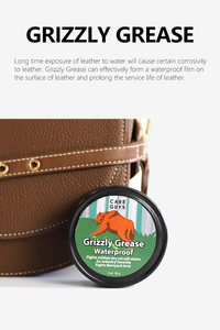 85g en gros cuir nourrissant adoucissant lanoline chaussure brillant détaillant produits chimiques Grizzly graisse chaussure protection <span class=keywords><strong>produit</strong></span> - Product Image 4