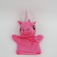Marionnette licorne personnalisée en peluche de haute qualité, jouet doux pour animal, à la main, meilleure vente