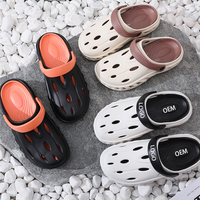 Deran OEM 2026 Nouvelles pantoufles souples pour la maison, sandales antidérapantes et imperméables pour hommes, sabots toutes saisons Echo, chaussures sabots pour hommes, pantoufles pour hommes