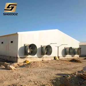 بيت دجاج مزرعي بهيكل فولاذي، معدات تربية الحيوانات، محمول للدواجن البياض، يستخدم كبيت دجاج مزرعي - Product Image 2