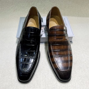 Mocasines de alta gama para hombre, hechos a mano con cuero de primera calidad, aptos para uso formal y casual, nuevo estilo para hombres. - Product Image 5