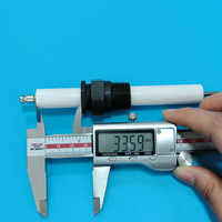 Electrodo de Encendido para Caldera de Cerámica, Sensor de Llama de Cerámica de Alúmina, Sonda de Alta Temperatura 1/2 NPT para Sistemas de Calefacción y Hornos
