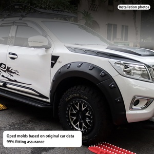 Accessoires Extérieurs de Voiture : Bavettes de Protection Noires Mat pour Nissan Navara NP300 2016-ON - Product Image 5