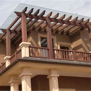Iwhwpc — faisceau de poids pour Pergola pavillon, 180x80mm, en treillis et portes d'extérieur, solide et en bois traité à pression - Product Image 6