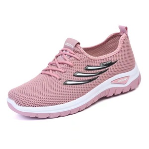 Nouvelles chaussures de course unisexes pour femmes, respirantes, en maille, légères, confortables, à semelle souple, à lacets, pour l'été - Product Image 5