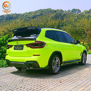 LCK 高光亮面饰件适用于 X3 G01 M40i <span class=keywords><strong>M</strong></span> Sport 18-19 碳纤维后保险杠扩散器唇形扰流板 - Product Image 5