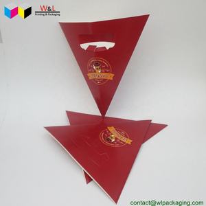 Scatola di Carta Riciclabile per Waffle a Forma di Cono Triangolare, Contenitore per Waffle a Bolle - Product Image 5