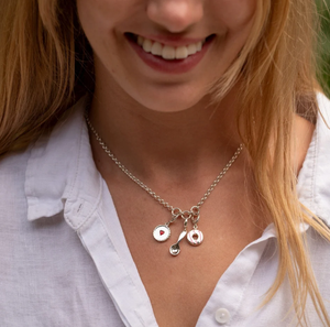 Breloque <span class=keywords><strong>Jammie</strong></span> Dodger en argent S925 plaqué or, émail rouge, pendentif biscuit, style vintage, pour l'heure du thé, à clipser, pour bracelets de bijoux pour enfants - Product Image 4