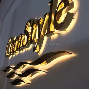 Signmore Acrylic Backlit Bảng chữ cái Lettering dấu hiệu ngoài trời Led trang trí nội thất quảng cáo Backlit chữ 3D thư kênh