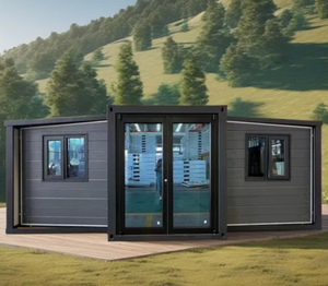 Modern 2 Bedroom Prefabricated Shipping Container House Expandable And Folded For Villa Use - Product Image 1