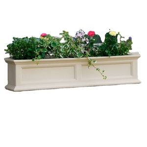 Wholesale Wooden Planters Boxes Outdoor Window Planting Boxes For Decoration Garden Plant Flower Boxes