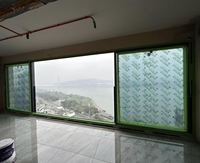 Ventana Corredera Silenciosa Panorámica de Gran Apertura, de Aluminio con Marco Delgado, Estilo Moderno y Minimalista para Exteriores de Villas