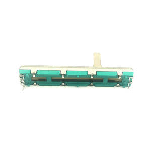 Potentiomètre à glissière 30mm 45mm 60mm <span class=keywords><strong>100k</strong></span>,10K 50K Ohm Stereo Gang Carbon Film Slide a50kx2 fader Potentiomètre dj remplacement - Product Image 3