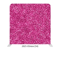 Toile de fond personnalisée pour stand photo de salon professionnel, 7,6 pi ou 8 pi, en tissu tendu type taie d'oreiller, avec cadre en aluminium