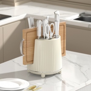 Organizador de cocina para ahorrar espacio de 360 grados, accesorios, estante giratorio de plástico, soportes de almacenamiento, instalación de tipo de pie - Product Image 5