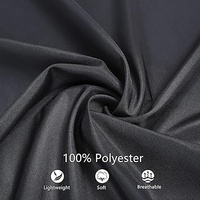 Cape de salon imperméable en polyester de haute qualité, professionnelle, anti-adhésive, pour la coupe de cheveux, la coiffure, cape de barbier noire avec logo personnalisé