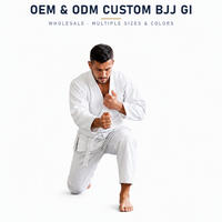 Kimono de Jiu-Jitsu Brésilien Personnalisé en Gros, Résistant aux Déchirures, Col Épais Durable, pour l'Entraînement aux Arts Martiaux, Commandes en Gros