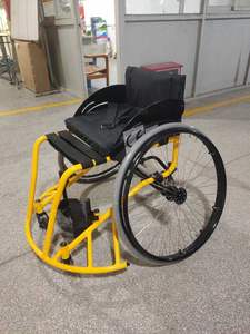Cadre de chaise en aluminium roue arrière personnalisée acceptée centre de basket-ball sportif fauteuil roulant pour handicapés - Product Image 6