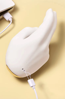 2025 Neue wiederauf ladbare Hand Kitzler Frauen Massage gerät Großhandel Realistische Finger Flapping Klitoris Stimulator Heizung 10-Gang-Vibrator