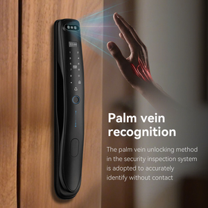 Serrure intelligente <span class=keywords><strong>de</strong></span> luxe S931MAX Tuya APP 3D Face ID empreinte digitale mot <span class=keywords><strong>de</strong></span> <span class=keywords><strong>passe</strong></span> carte serrure <span class=keywords><strong>de</strong></span> porte avec appel vidéo - Product Image 2