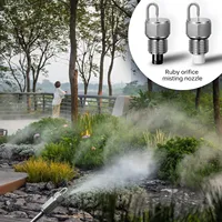 Système de brumisation extérieur pour villa, cour, refroidissement, aménagement paysager, jardin ouvert, suppression de la poussière, en acier inoxydable, haute pression, automatique