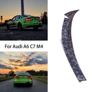 สปอยเลอร์หลังรถ A6 C7รถเก๋ง M4สไตล์2012-2015คาร์บอนไฟเบอร์ - Product Image 2