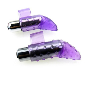 Masajeador de punto G Butt Plug lengua vibrador gelatina pezón estimulador de clítoris dedo manga juguetes sexuales para mujeres lesbianas - Product Image 2