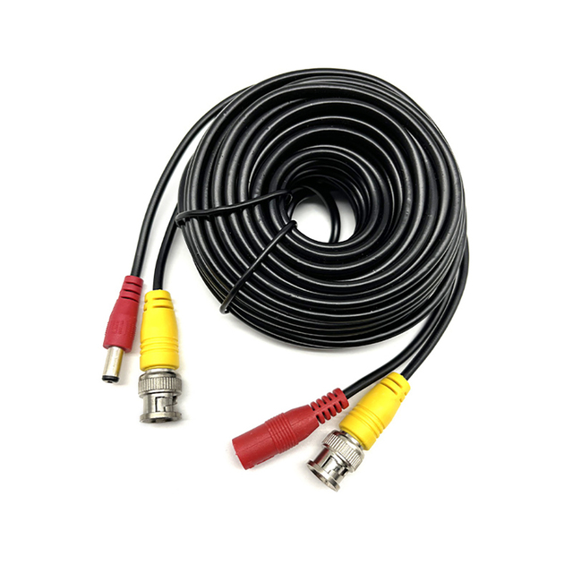 High Quality 5M CCTV Accessories Video And Power Extension Cable BNC Plug 3.3 DC Plug CCTV Camera Cable