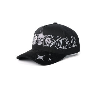 Pré-vente Édition Halloween : Casquette de baseball en daim brodé doublée de soie et de satin, style streetwear 'Look at Me', personnalisable - Product Image 3