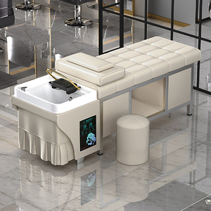 Moderne Hoge Kwaliteit Shampoo Bed Met Warm En Koud <span class=keywords><strong>Water</strong></span>, Verstelbare Temperatuur Shampoo Stoel Voor Salon - Product Image 5