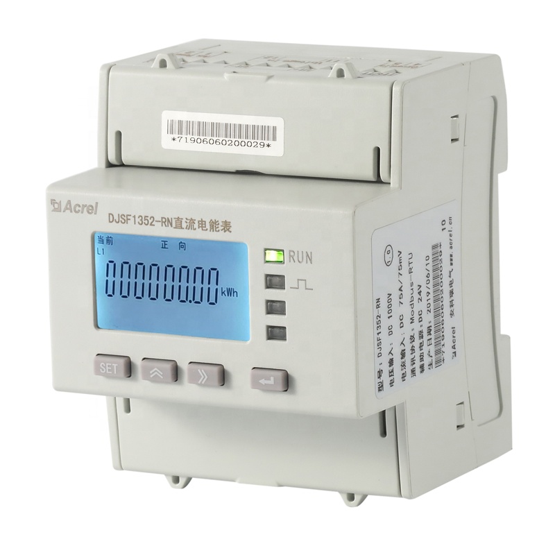 DJSF1352-RN Счетчик постоянного тока на DIN-рейку напряжение DC 0-1000V