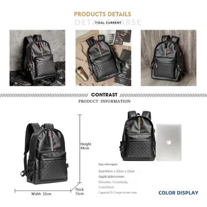 Zaino Antifurto in Vera Pelle per Scuola, Viaggi e Lavoro - Product Image 2