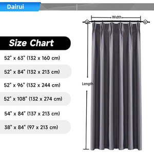 Dairui Custom Solid Color <strong>Single</strong> Face Light Blackout <strong>Curtain</strong> For Home Hotel - Product Image 5