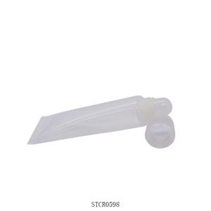 Tubes souples personnalisés pour gloss et huile à lèvres, faible MOQ, tubes en plastique compressibles pour crème cosmétique avec bouchon à vis, emballage - Product Image 1